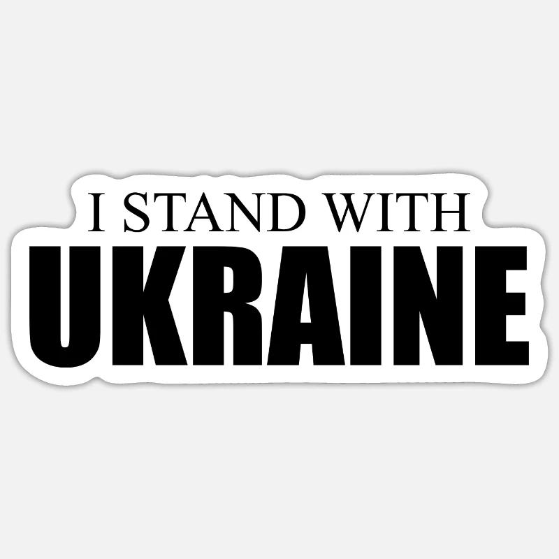 Ukraine Sieg Sticker Größe S (10 x 10 cm)