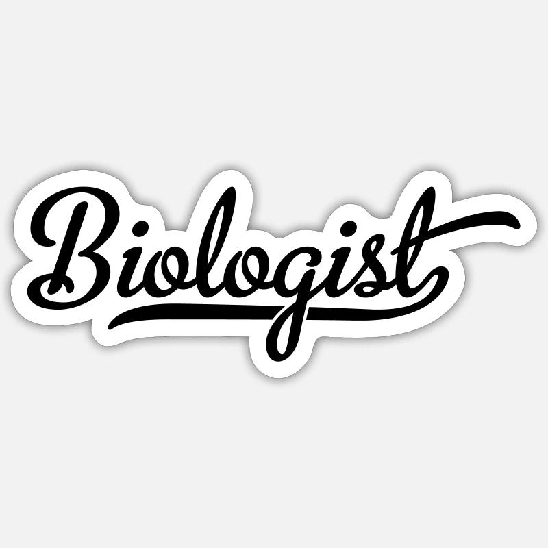 Biologist Sticker size S (10 x 10 cm)