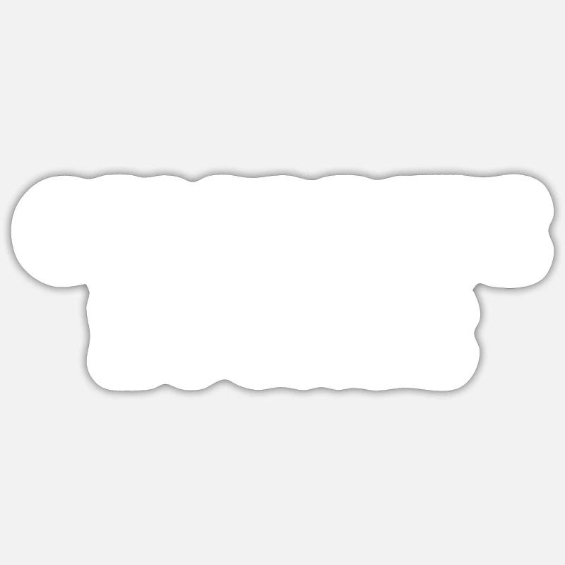 célébrité locale - Sticker taille S (10 x 10 cm) - blanc mat