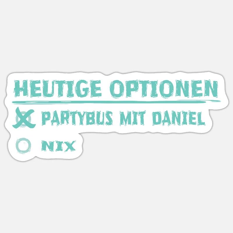 daniel Sticker Größe S (10 x 10 cm)