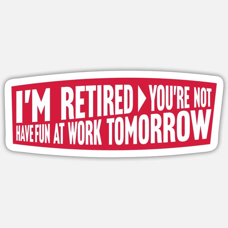 have fun at work Sticker size S (10 x 10 cm)