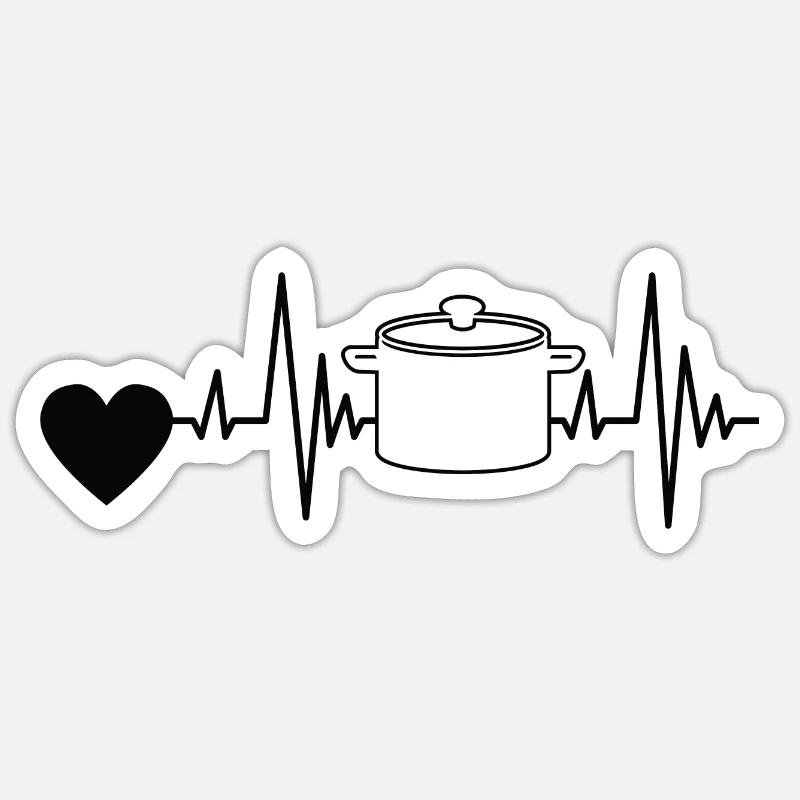 Cuisine Baker Cadeau Hobby Chef Drôle Sticker taille S (10 x 10 cm)