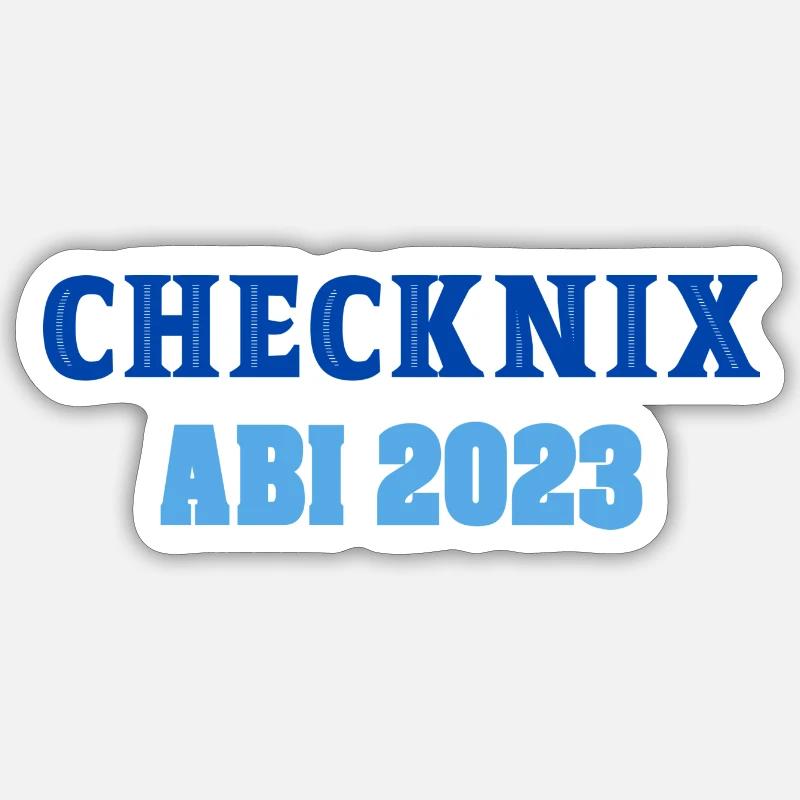 Checknix ABI 2023 Sticker taille S (10 x 10 cm)