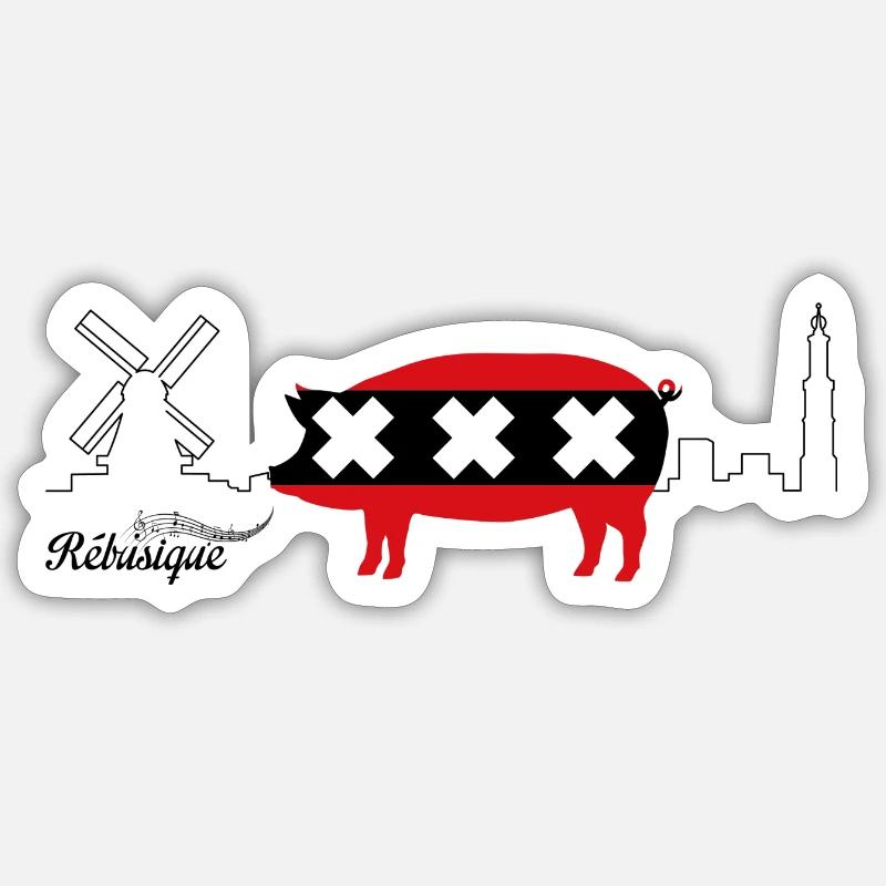 Sticker taille S (10 x 10 cm) - 