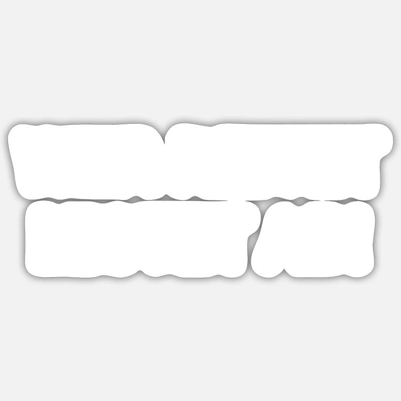 Wer reitet mistet ab - Sticker Größe S (10 x 10 cm) - Mattweiß