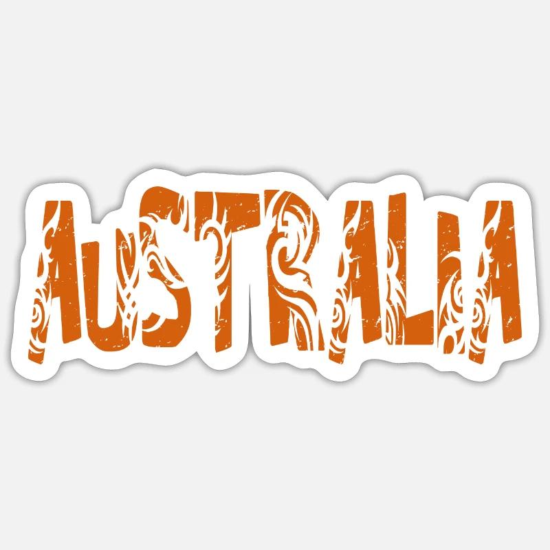 AUSTRALIE Sticker taille S (10 x 10 cm)