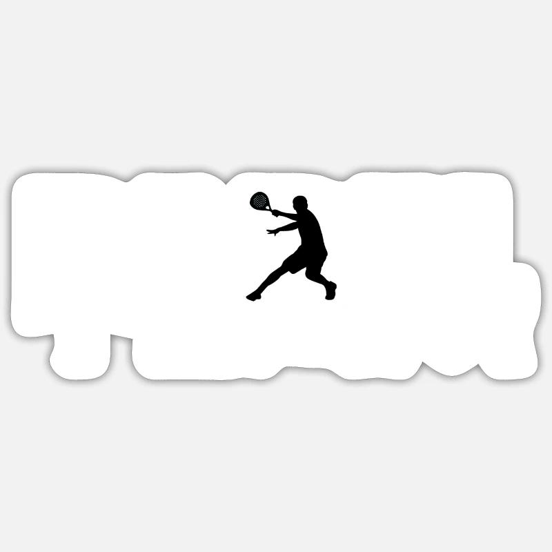 L’équipe Padel - Sticker taille S (10 x 10 cm) - blanc mat