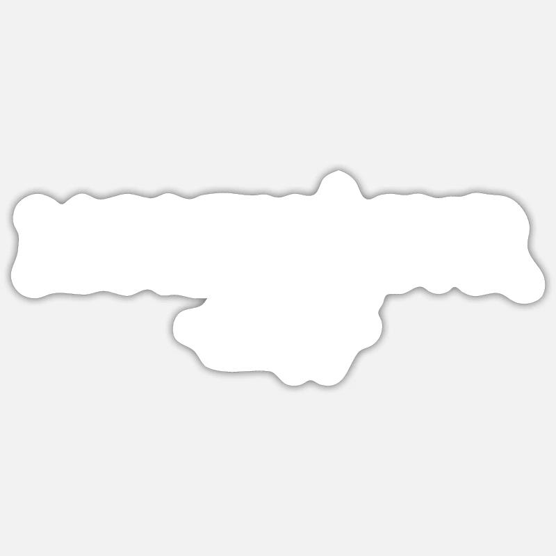 Montsegur 1244 Cathars - Sticker size S (10 x 10 cm) - white matte
