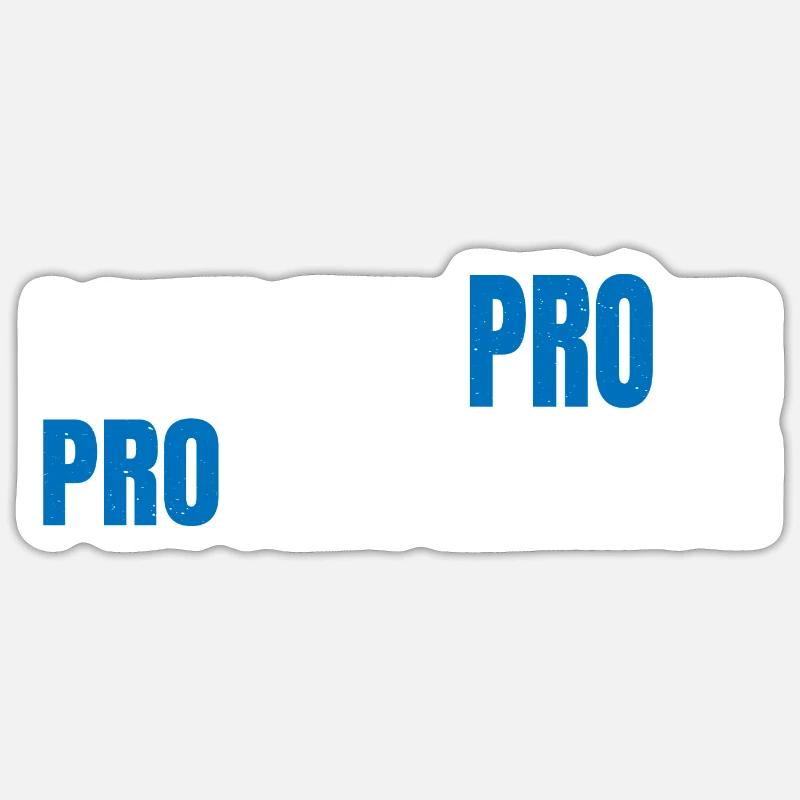 Je mets le pro dans la procrastination 15 Sticker taille S (10 x 10 cm)