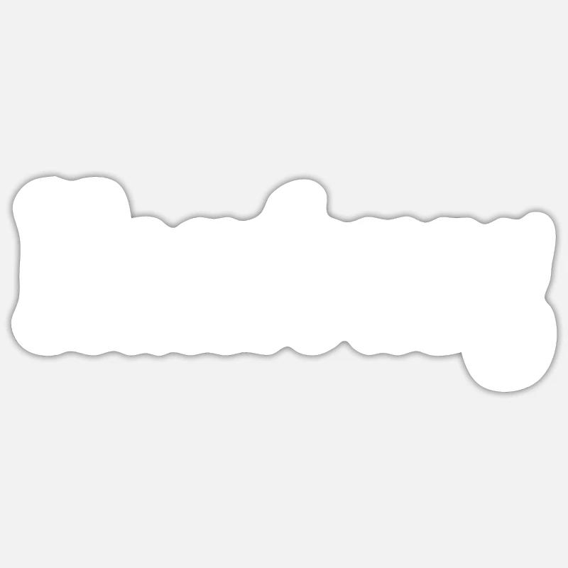 Hambourg - Sticker taille S (10 x 10 cm) - blanc mat