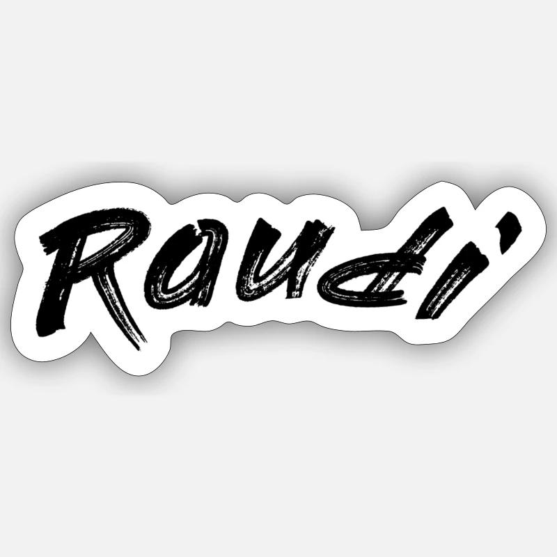 Raudi Sticker Größe S (10 x 10 cm)