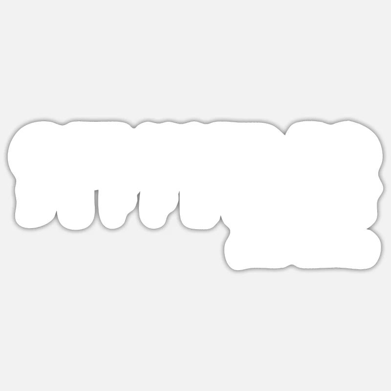 Habituez-vous aux différents hashtags The Cho Sticker taille S (10 x 10 cm)