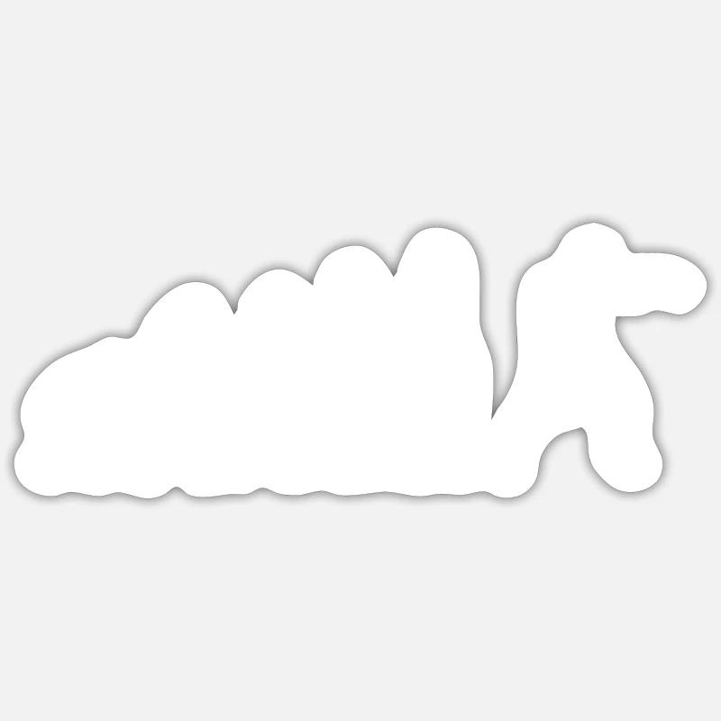 Sport Evolution MMA - Sticker taille S (10 x 10 cm) - blanc mat