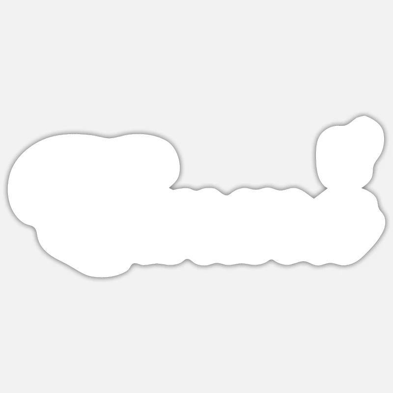 Emma beau nom Blanc - Sticker taille S (10 x 10 cm) - blanc mat