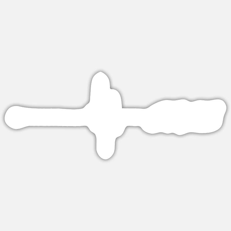 Game Gaming PC - Sticker Größe S (10 x 10 cm) - Mattweiß