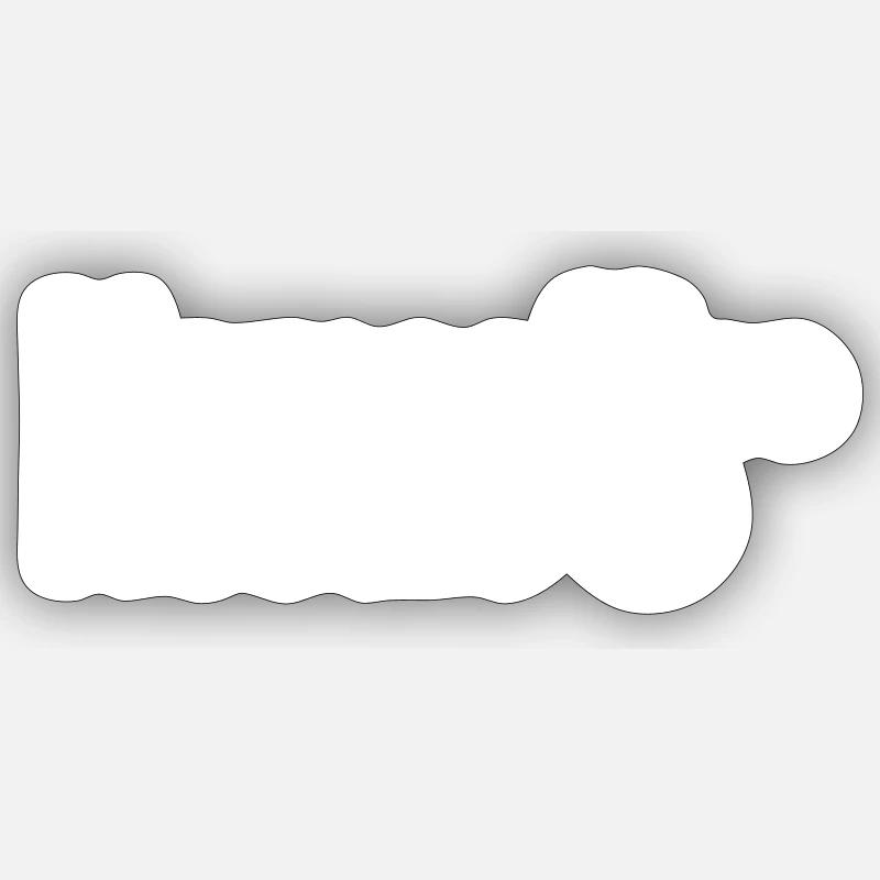 Sweat à capuche de bureau à domicile | Idée cadeau | Cool & drôle Sticker taille S (10 x 10 cm)