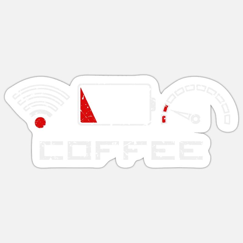Coffee Sticker Größe S (10 x 10 cm)