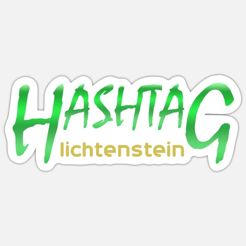 Lichtenstein - Sticker size S (10 x 10 cm) - white matte
