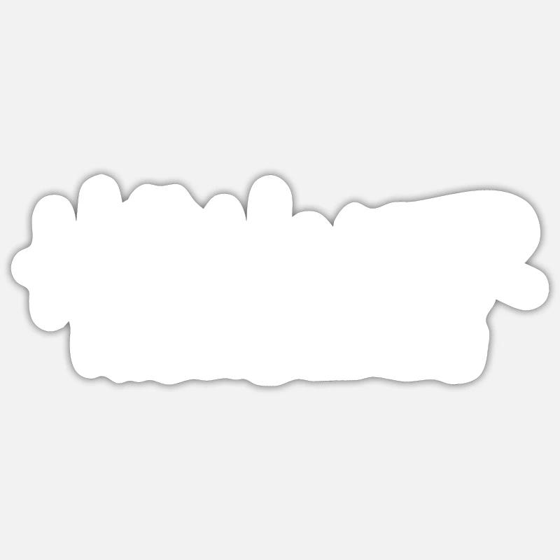 Hühner machen glücklich - Sticker Größe S (10 x 10 cm) - Mattweiß