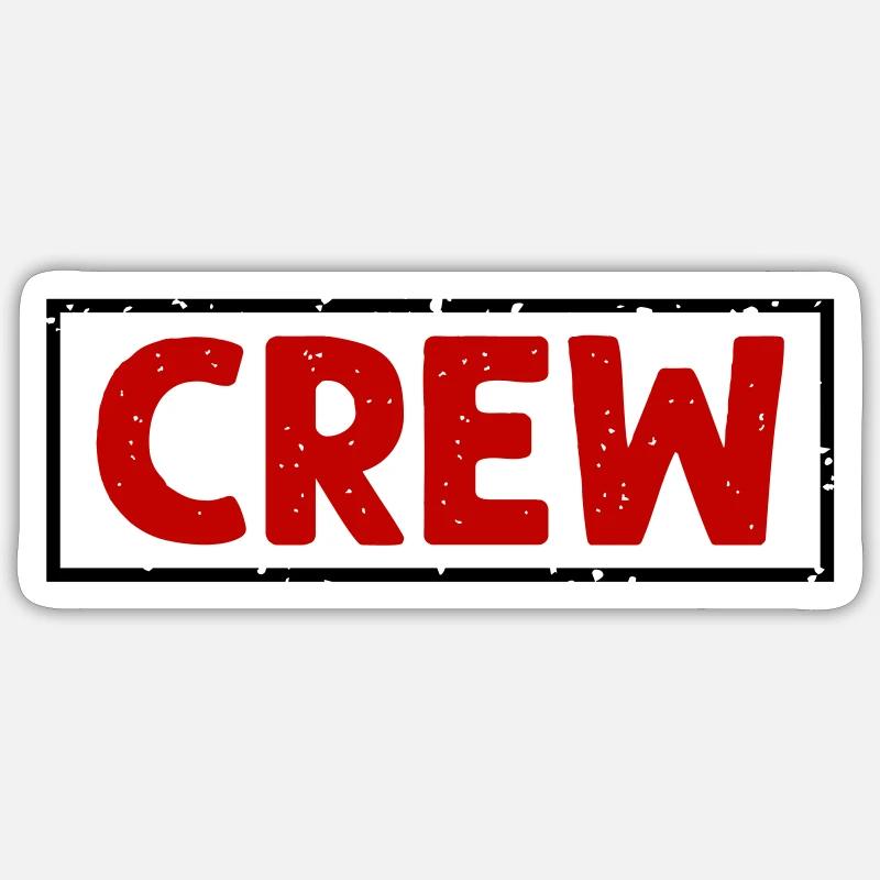 Crew Sticker Größe S (10 x 10 cm)