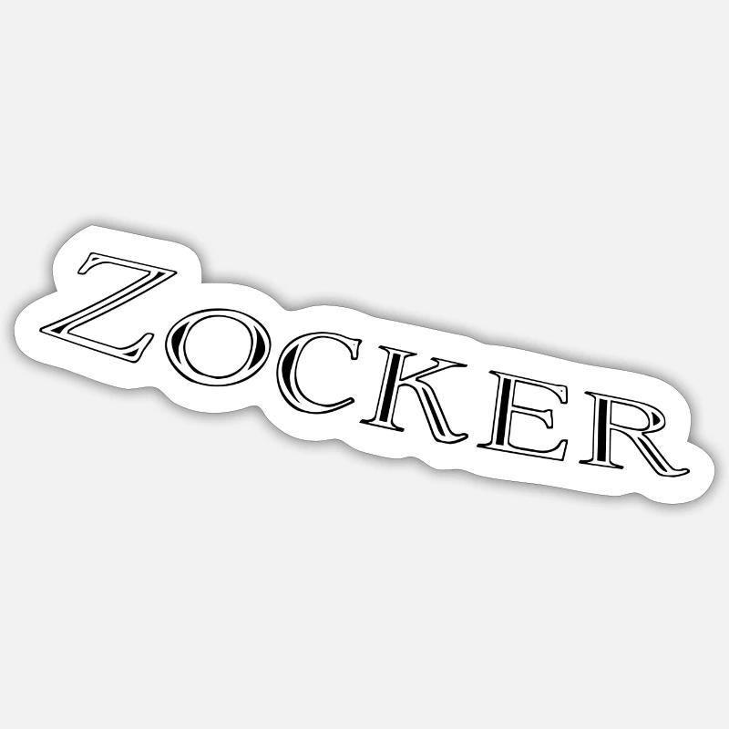 Zocker Sticker Größe S (10 x 10 cm)