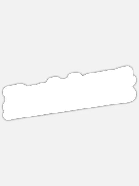 Berleburg - Textdesign mit Stadtnamen - Sticker Größe S (10 x 10 cm) - Mattweiß