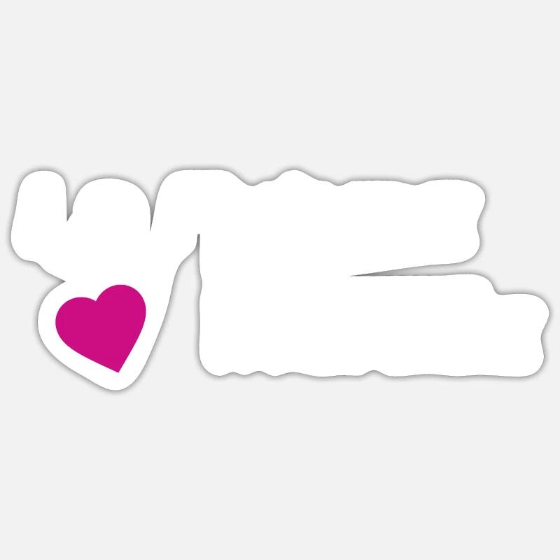 La future mariée - Sticker taille S (10 x 10 cm) - blanc mat
