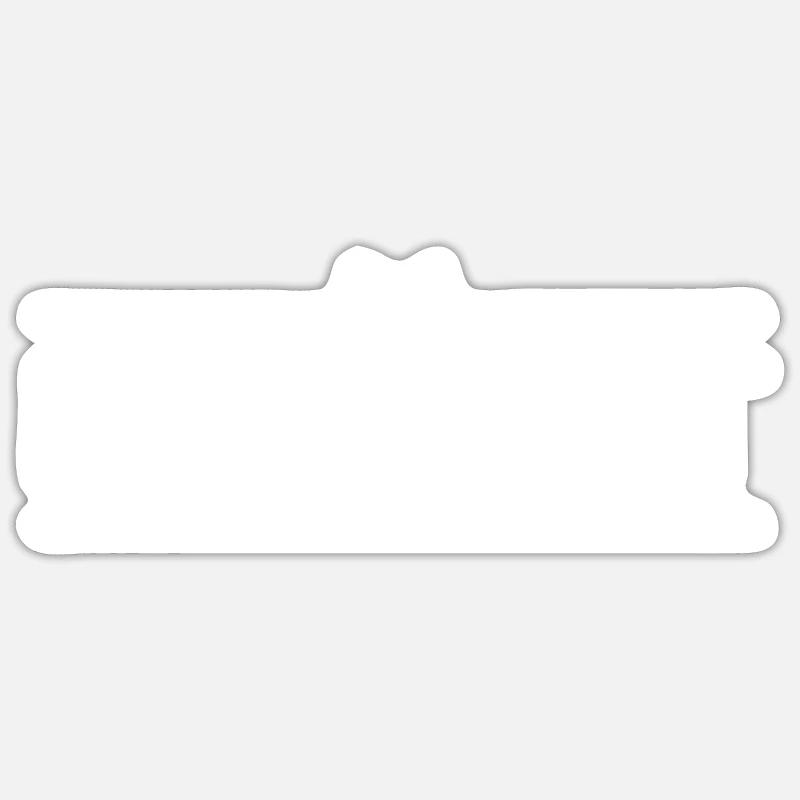 böse - Sticker Größe S (10 x 10 cm) - Mattweiß
