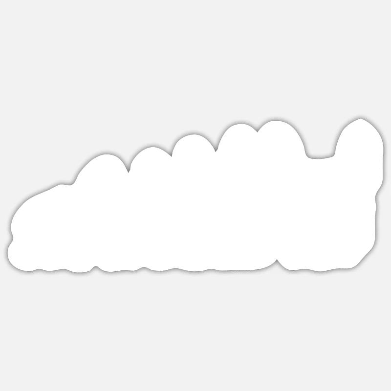 Evolution Bulldog - Sticker size S (10 x 10 cm) - white matte