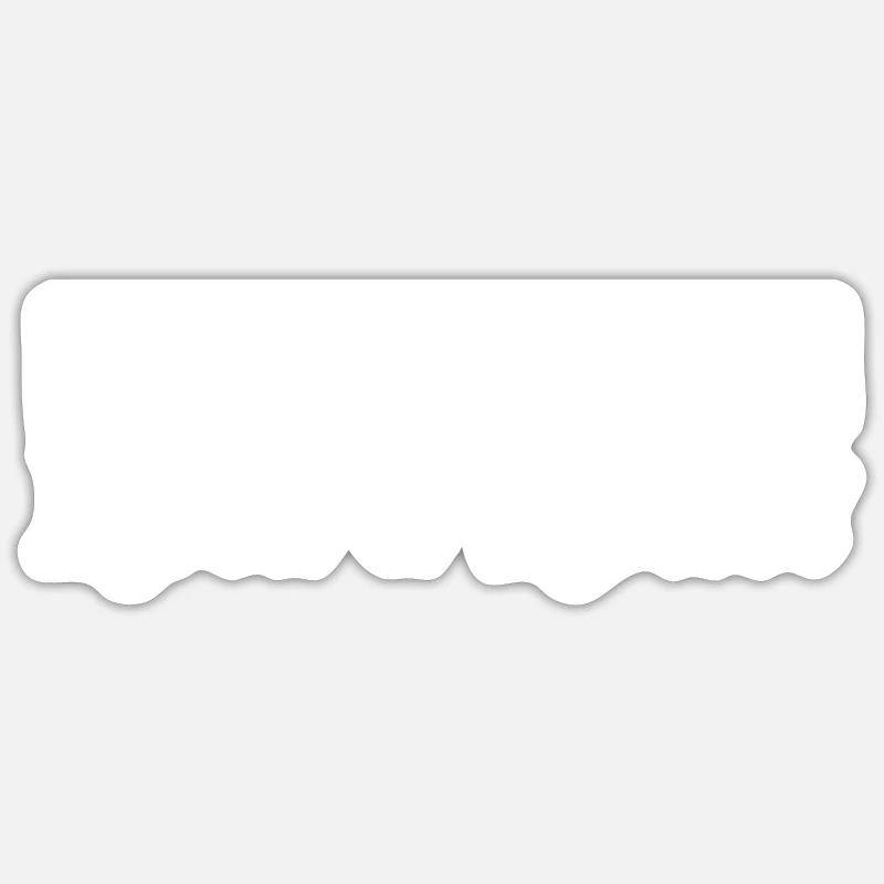Keyboard White Large Sticker size S (10 x 10 cm)