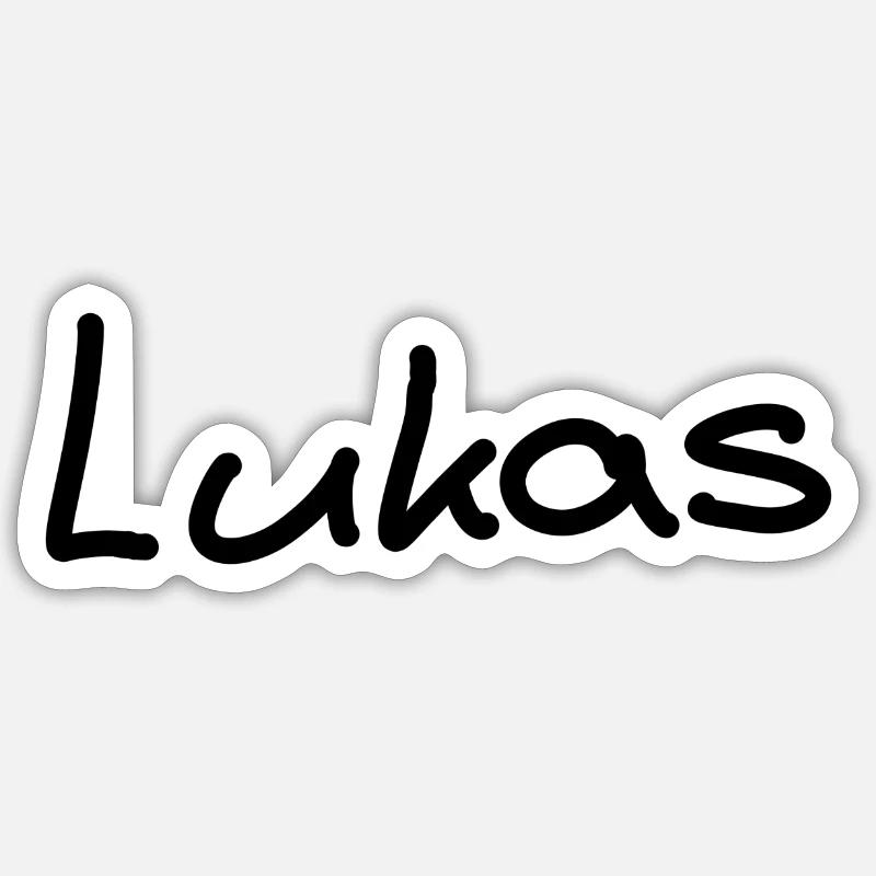 Lukas Sticker Größe S (10 x 10 cm)