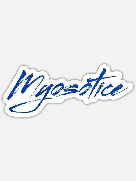 logo transparent background dark blue - Sticker Größe S (10 x 10 cm) - Mattweiß