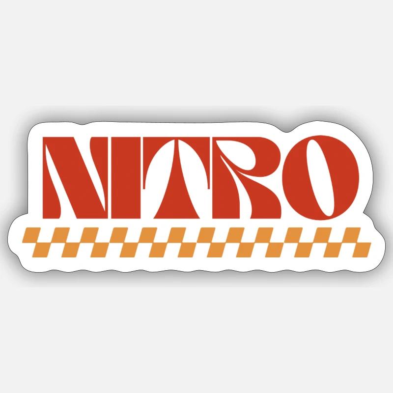Nitro Sticker taille S (10 x 10 cm)