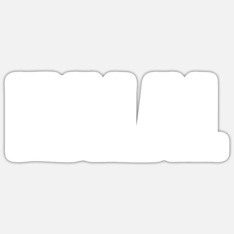 Halal - Sticker taille S (10 x 10 cm) - blanc mat
