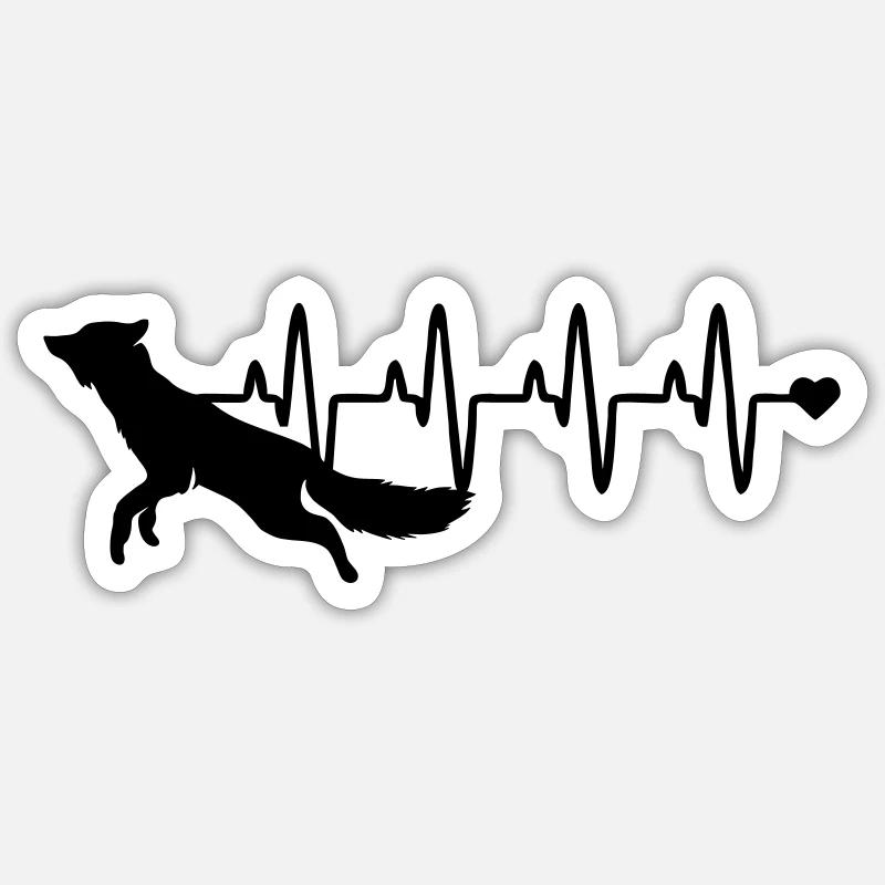 Fox - Sticker size S (10 x 10 cm) - white matte