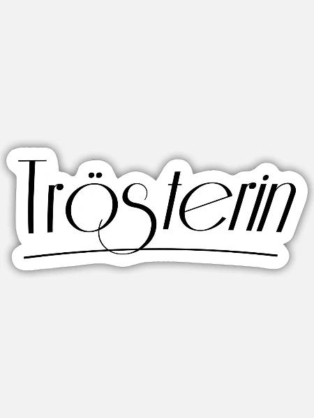 Trösterin - Sticker Größe S (10 x 10 cm) - Mattweiß
