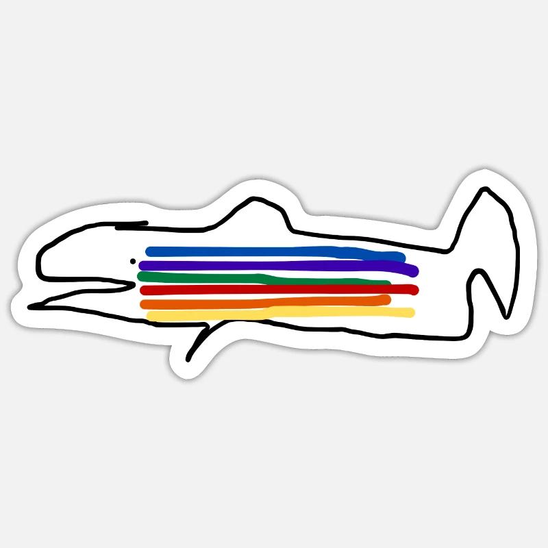 Rainbow Trout Trout Fish Sticker size S (10 x 10 cm)