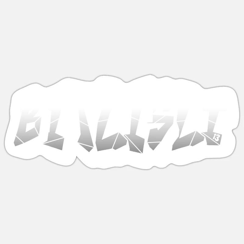 Bitlisli - Sticker taille S (10 x 10 cm) - blanc mat