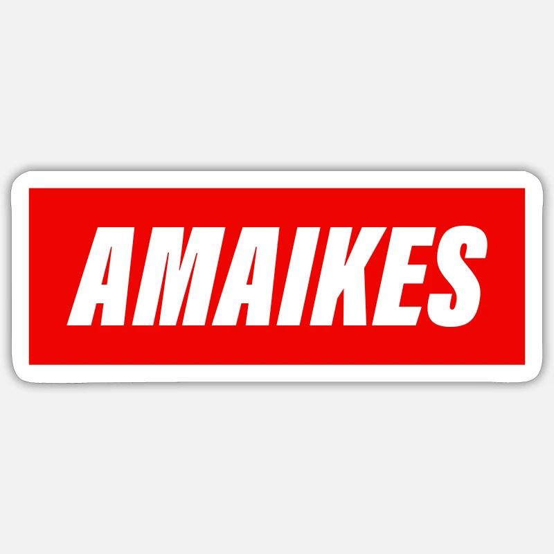 amaikes - Sticker size S (10 x 10 cm) - white matte
