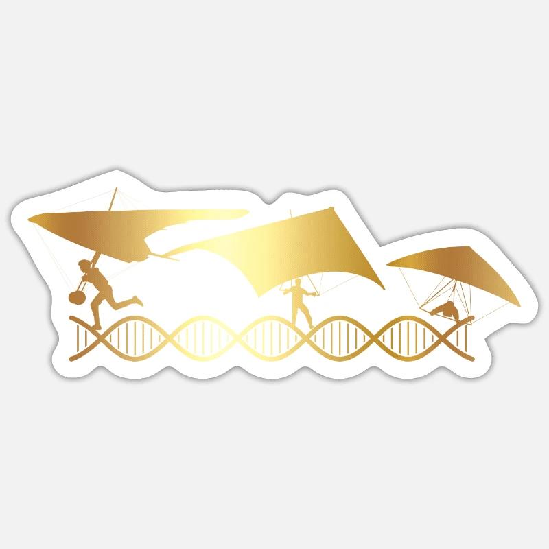 Le Paragliding est dans mon ADN Sticker taille S (10 x 10 cm)