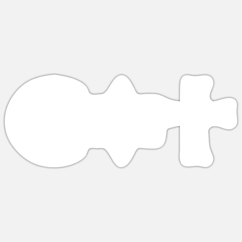 coexist - Sticker size S (10 x 10 cm) - white matte