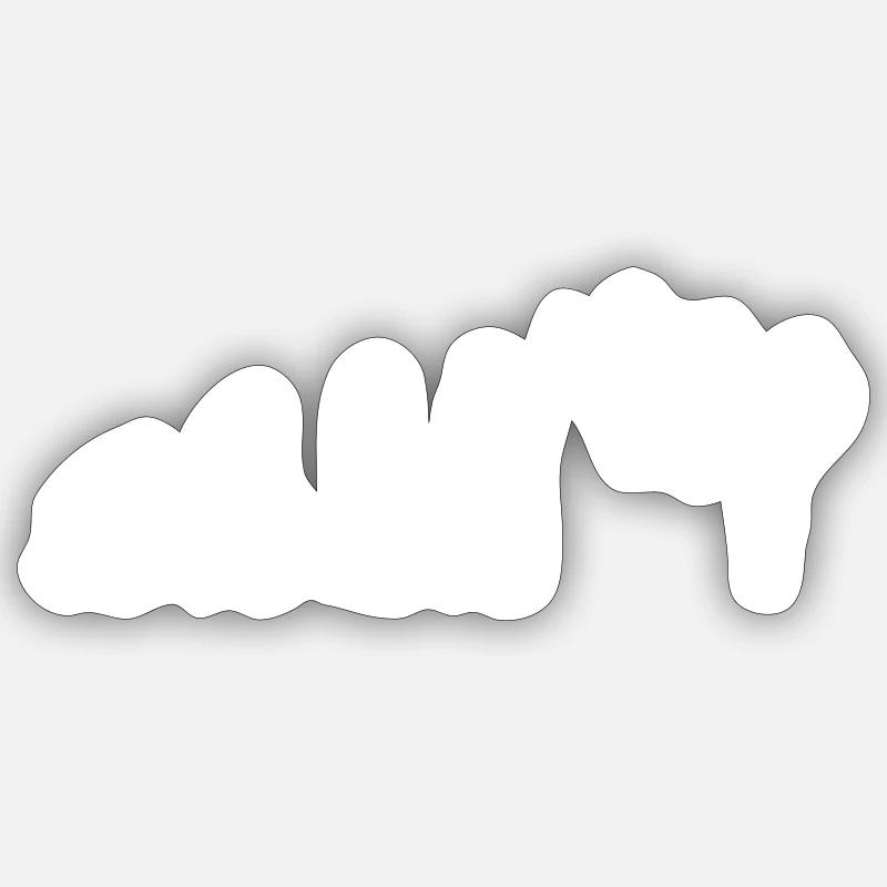 Martial Arts Evolution - Sticker Größe S (10 x 10 cm) - Mattweiß