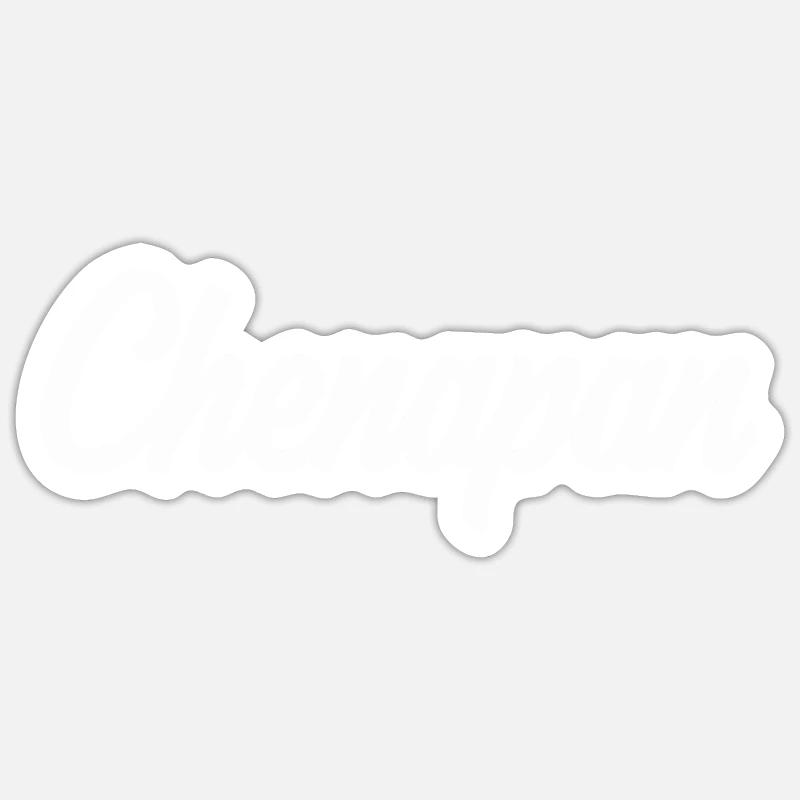 Chenapan - Sticker taille S (10 x 10 cm) - blanc mat