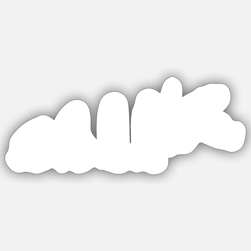 Rock 'n' Roll Evolution Sticker Größe S (10 x 10 cm)