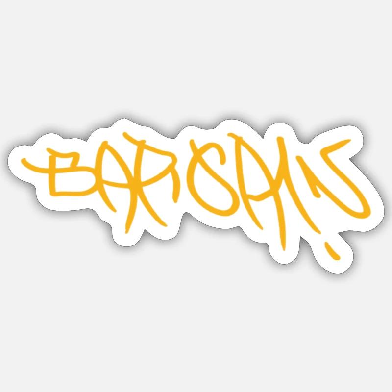 Marchander - Sticker taille S (10 x 10 cm) - blanc mat