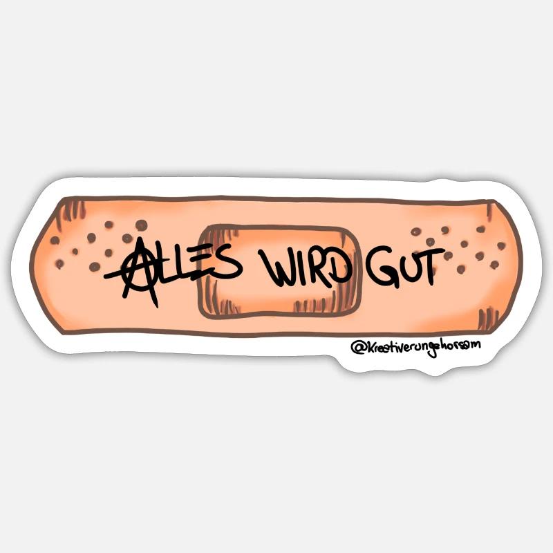 Pflaster Sticker Größe S (10 x 10 cm)