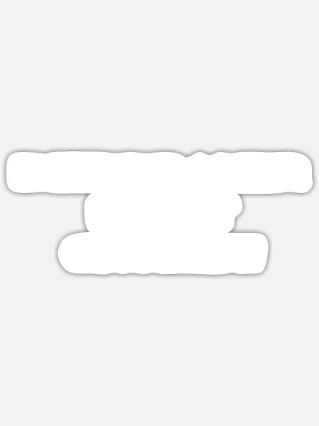 Bierbrauer lässt grüßen - Sticker Größe S (10 x 10 cm) - Mattweiß