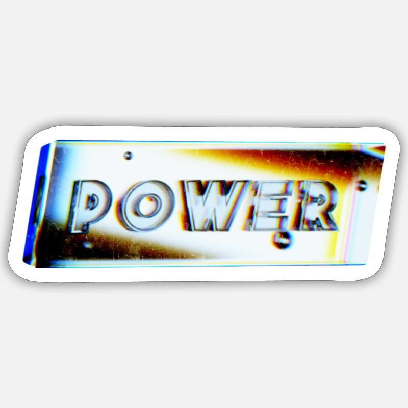 Power Sticker taille S (10 x 10 cm)