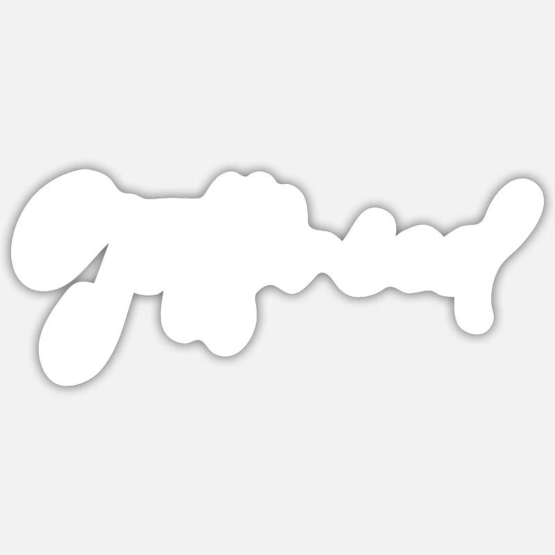 Gottfried Nom avec G Nom de garçon Garçon Naissance Bébé Sticker taille S (10 x 10 cm)