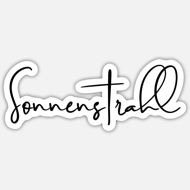 Mein Sonnenstrahl - Nickname Sticker Größe S (10 x 10 cm)
